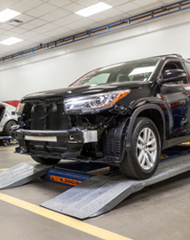 Toyota on vehicle lift | Casa Toyota NM in Alamogordo NM