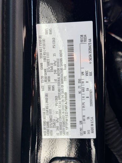 2021 Ford F-150 Limited