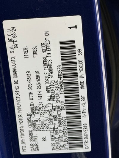 2024 Toyota Tacoma Limited