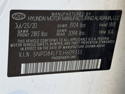 2020 Hyundai Elantra SEL