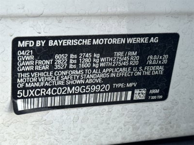 2021 BMW X5 sDrive40i