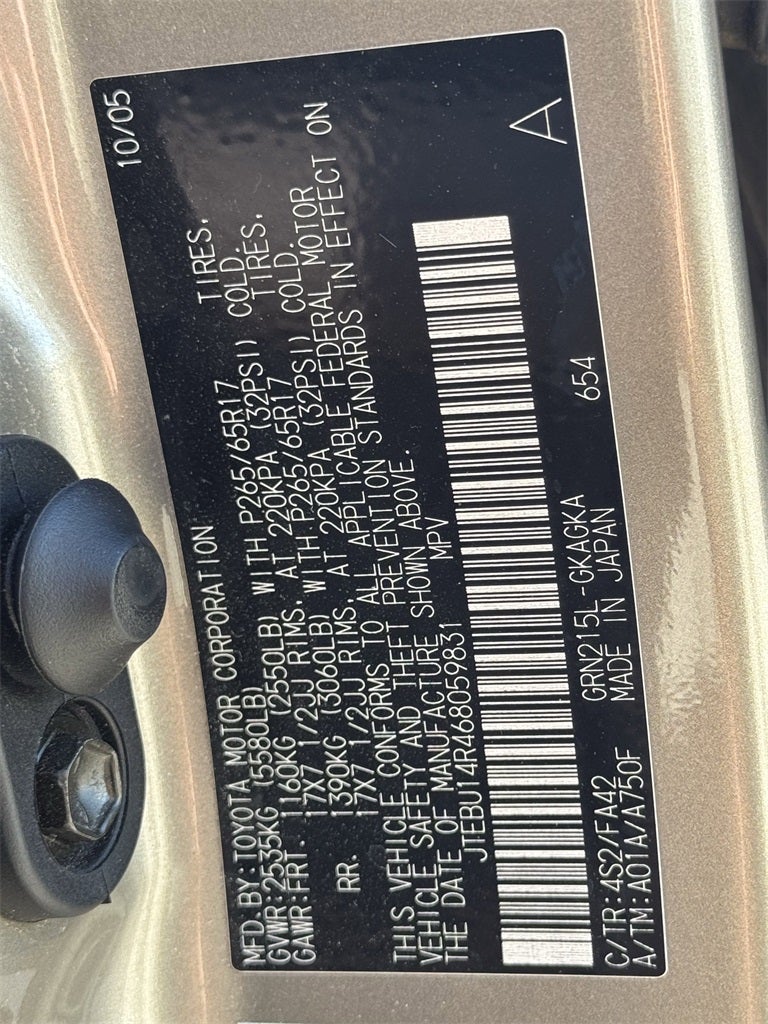 2006 Toyota 4Runner SR5