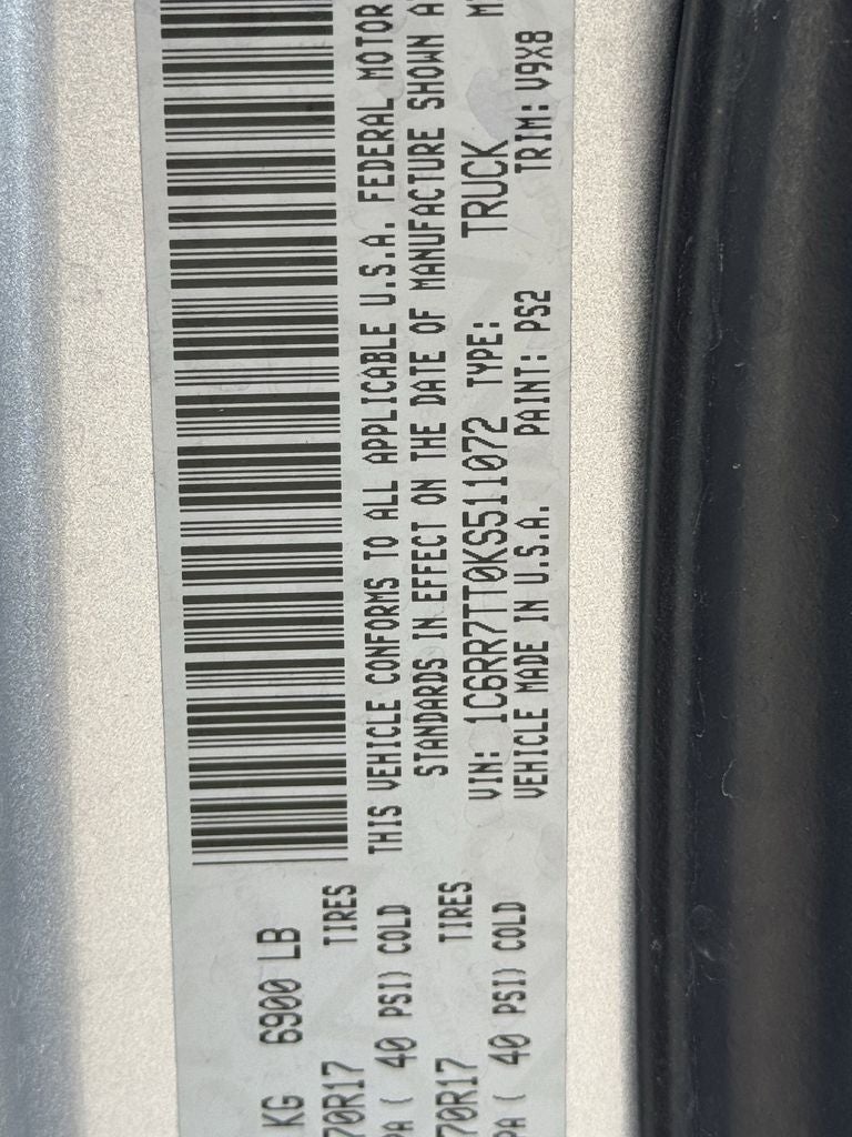 2019 RAM 1500 Classic SLT Crew Cab 4x4 6'4' Box