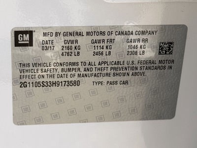 2017 Chevrolet Impala 1LT