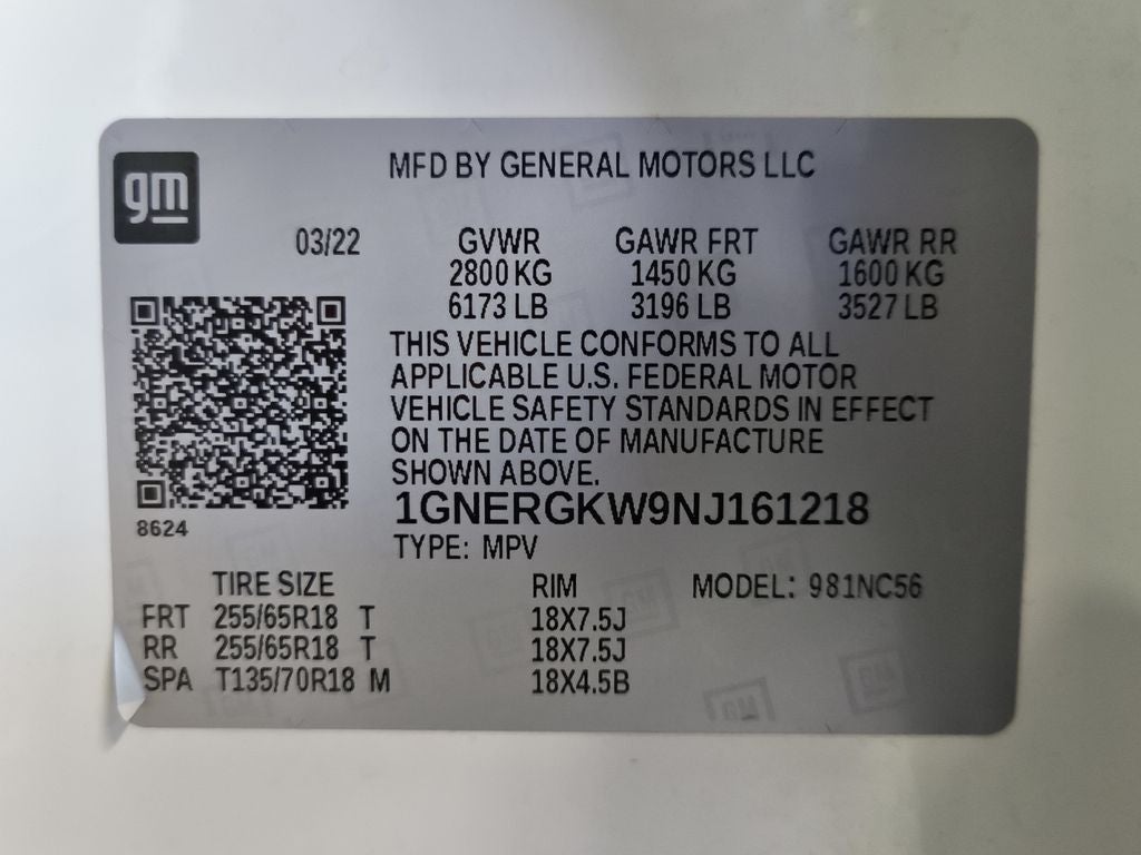2022 Chevrolet Traverse LT 1LT