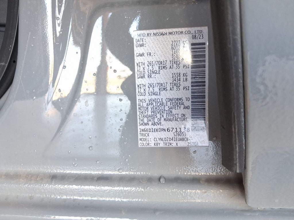 2023 Nissan Frontier PRO-4X