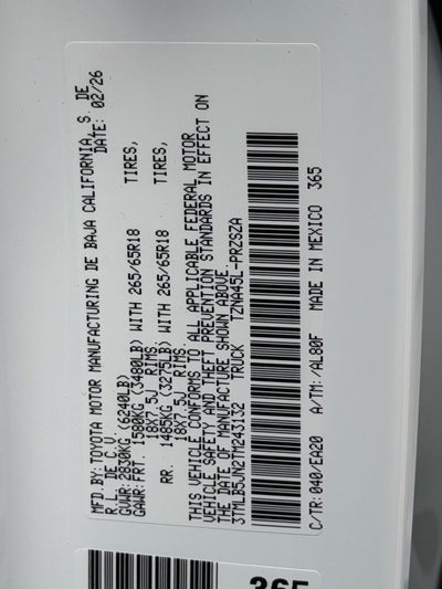 2026 Toyota Tacoma TRD Off-Road