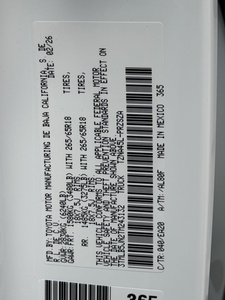 2026 Toyota Tacoma TRD Off-Road