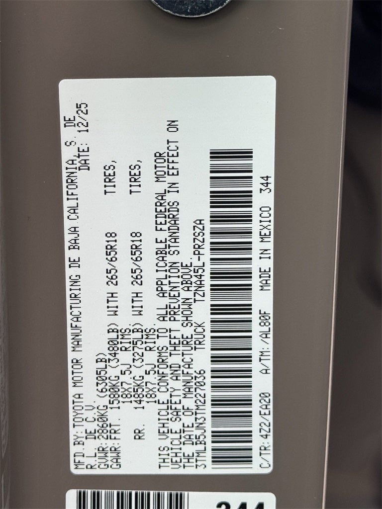 2026 Toyota Tacoma TRD Off-Road