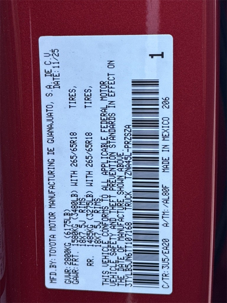 2026 Toyota Tacoma TRD Sport