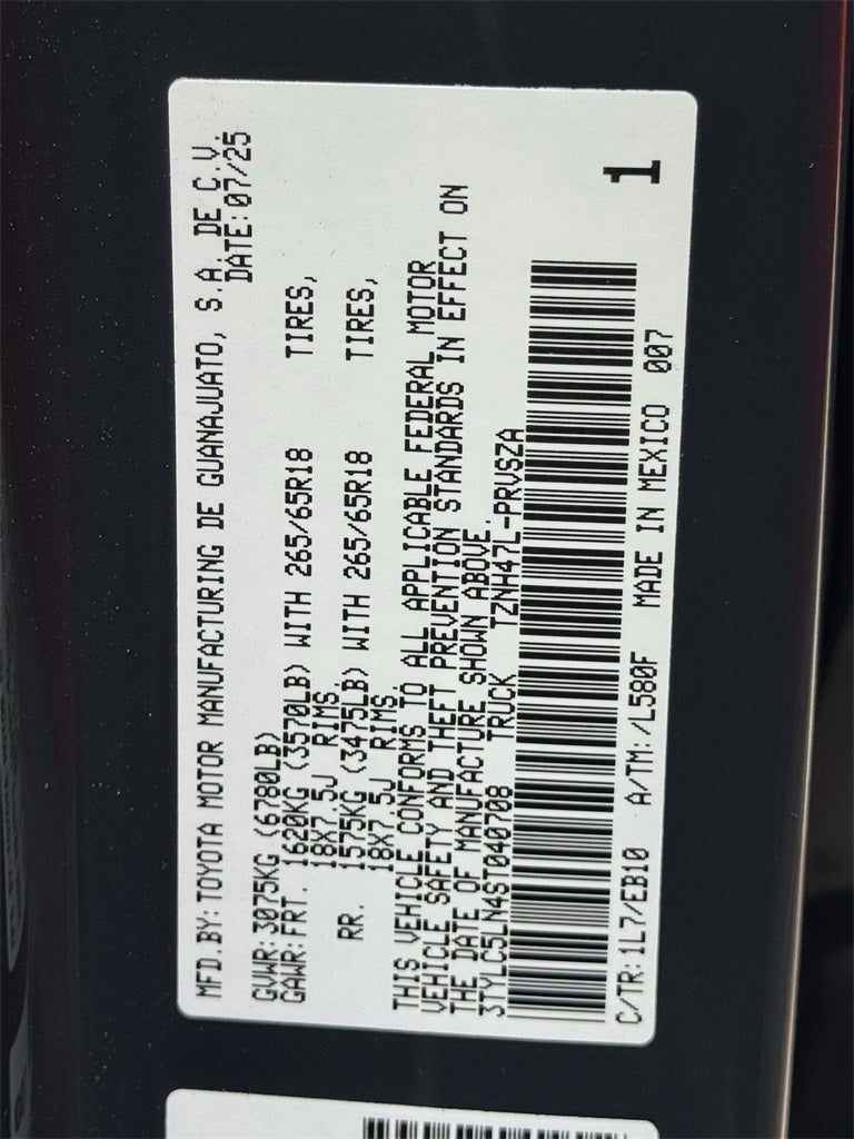 2025 Toyota Tacoma i-FORCE MAX Tacoma Limited