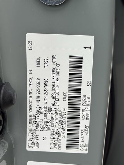 2026 Toyota Tundra SR5