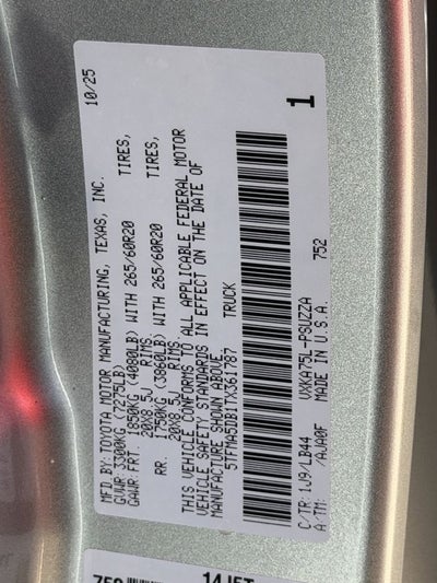 2026 Toyota Tundra 1794 Edition
