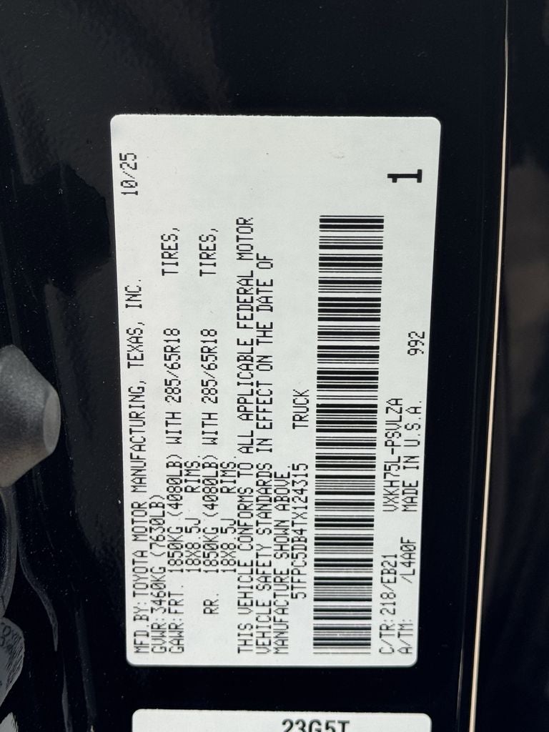 2026 Toyota Tundra i-FORCE MAX Tundra TRD Pro