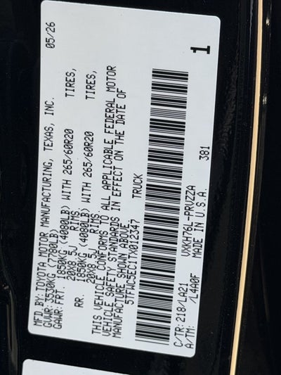 2026 Toyota Tundra i-FORCE MAX Tundra Platinum
