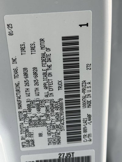 2025 Toyota Tundra i-FORCE MAX Tundra Platinum