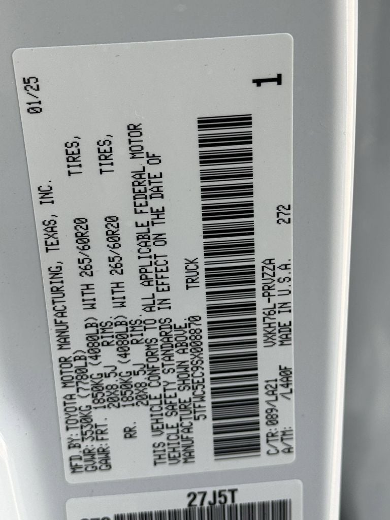 2025 Toyota Tundra i-FORCE MAX Tundra Platinum