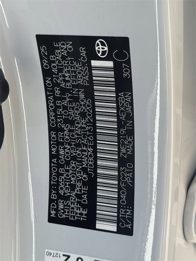 2026 Toyota Corolla Hybrid SE