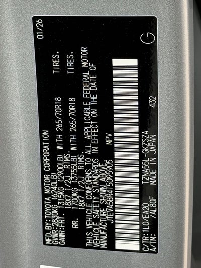 2026 Toyota 4Runner TRD Off-Road Premium