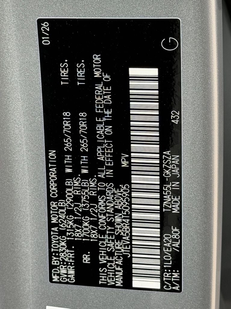 2026 Toyota 4Runner TRD Off-Road Premium