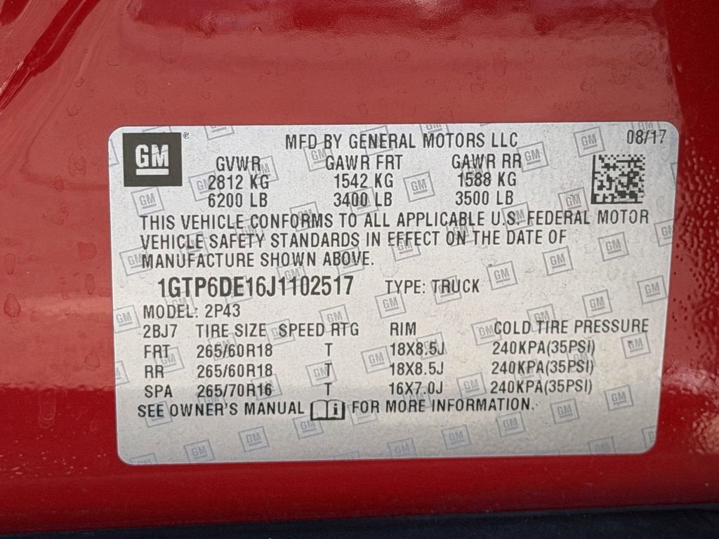 2018 GMC Canyon 4WD SLT