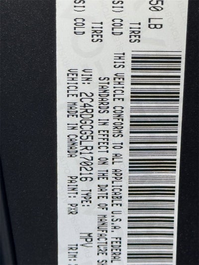 2020 Dodge Grand Caravan SXT