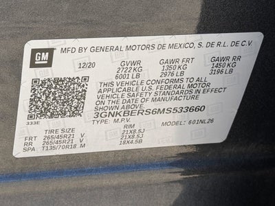 2021 Chevrolet Blazer RS