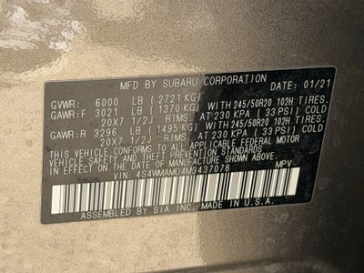 2021 Subaru Ascent Limited