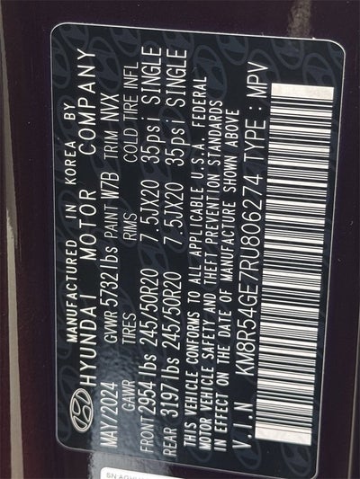 2024 Hyundai Palisade Limited