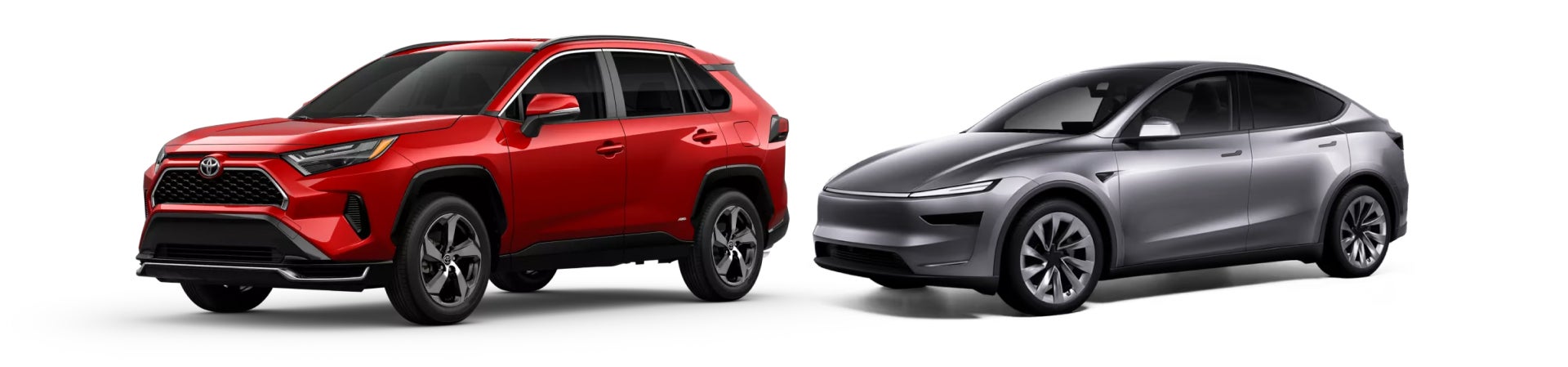 2025 Toyota RAV4 Plug-in Hybrid vs. 2025 Tesla Model Y