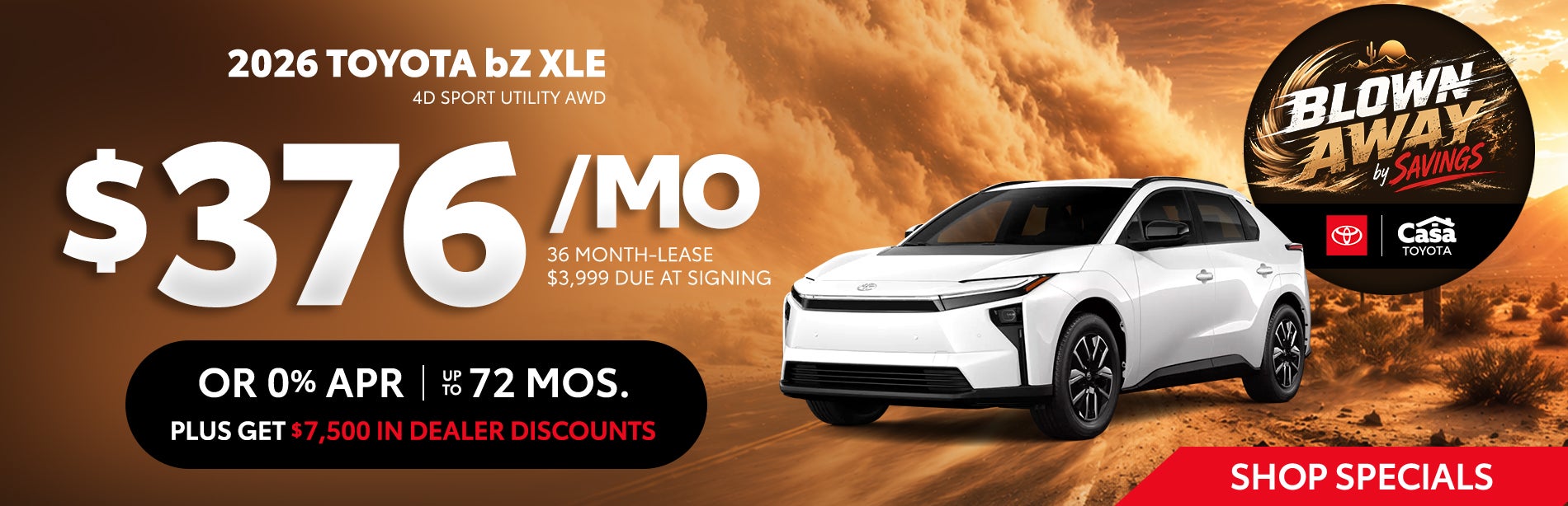 2026 Toyota bZ XLE