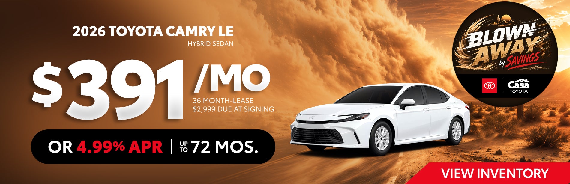 2026 Toyota Camry LE Hybrid Sedan