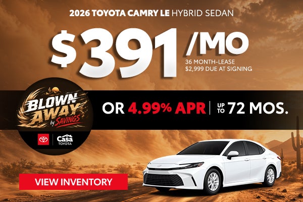 2026 Toyota Camry LE Hybrid Sedan