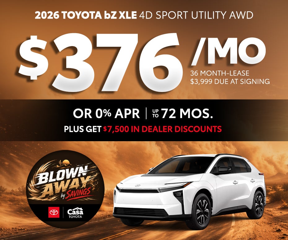 2026 Toyota bZ XLE 4D Sport Utility AWD