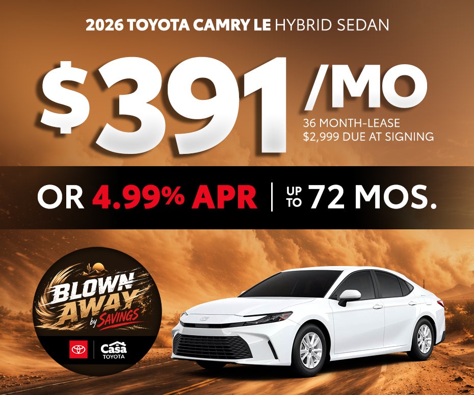 2026 Toyota Camry LE Hybrid Sedan