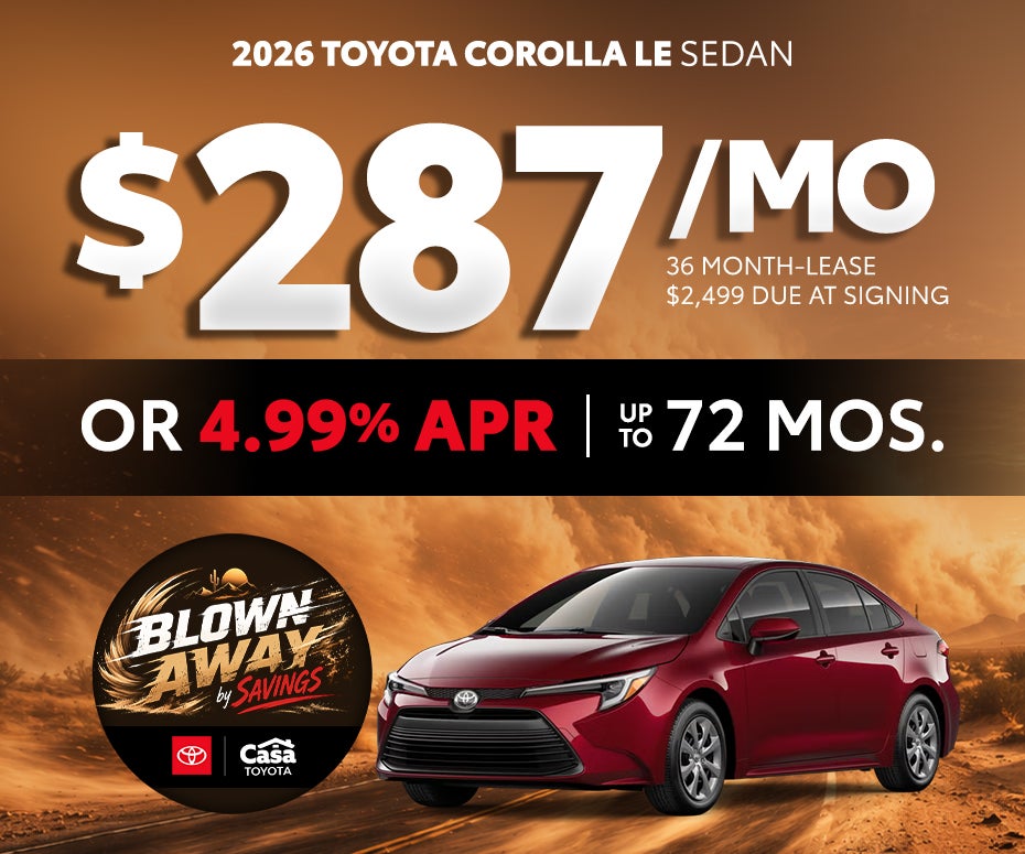 2026 Toyota Corolla LE Sedan