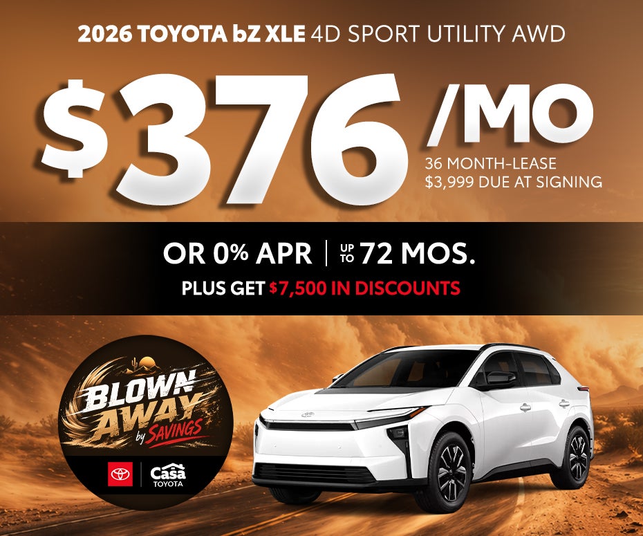 2026 Toyota bZ XLE 4D Sport Utility AWD