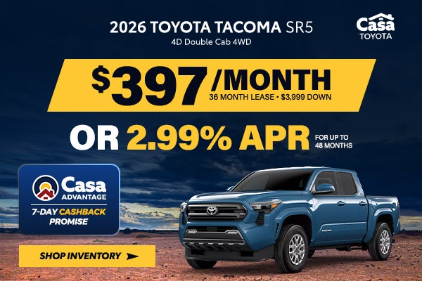 2026 Toyota Tacoma SR5 4D Double Cab 4WD