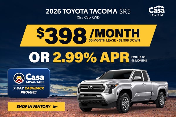 2026 Toyota Tacoma SR5 Xtra Cab RWD