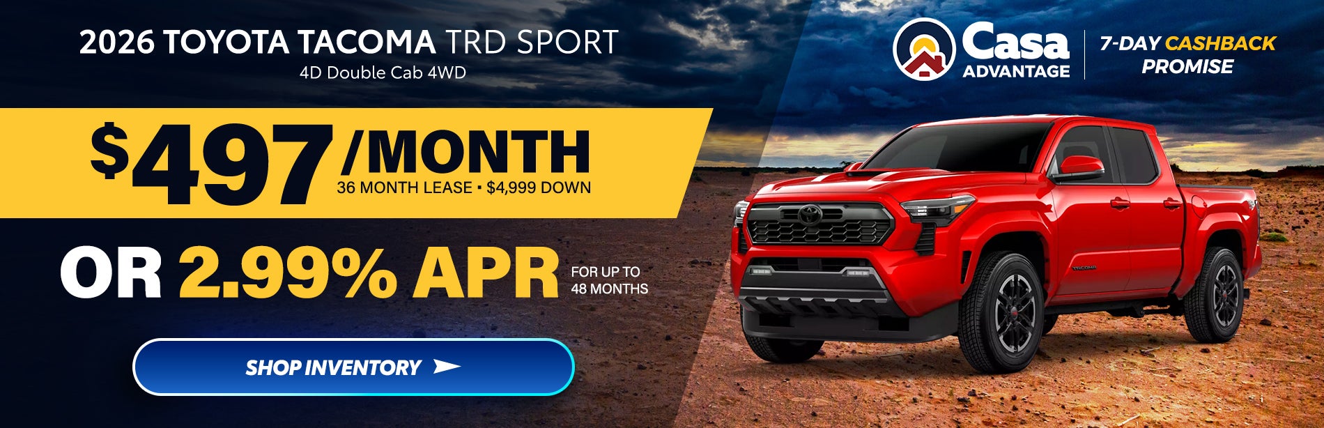 2026 Toyota Tacoma TRD Sport 4D Double Cab 4WD