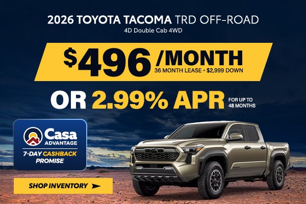 2026 Toyota Tacoma TRD Off-Road 4D Double Cab 4WD