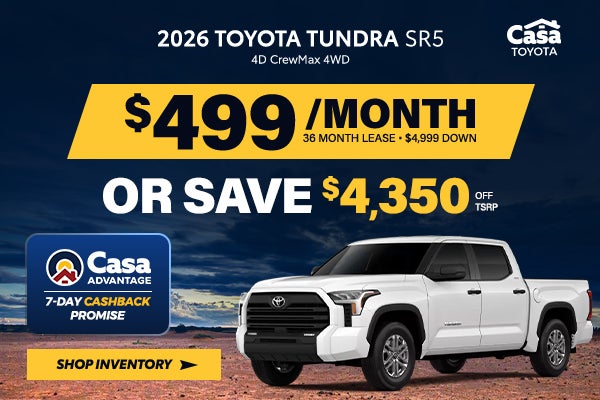 2026 Toyota Tundra SR5 4D CrewMax 4WD