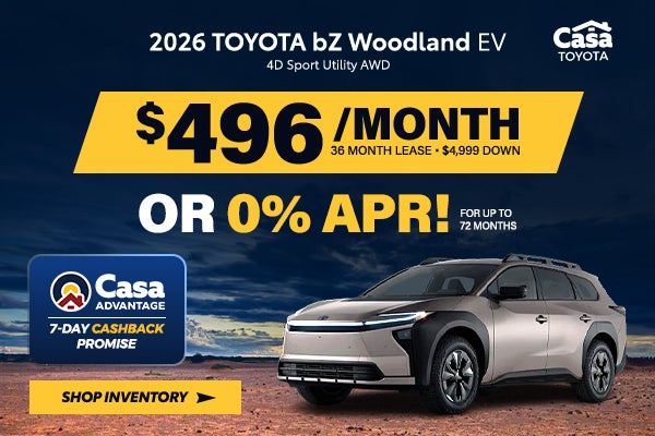 2026 Toyota bZ Woodland EV 4D Sport Utility AWD