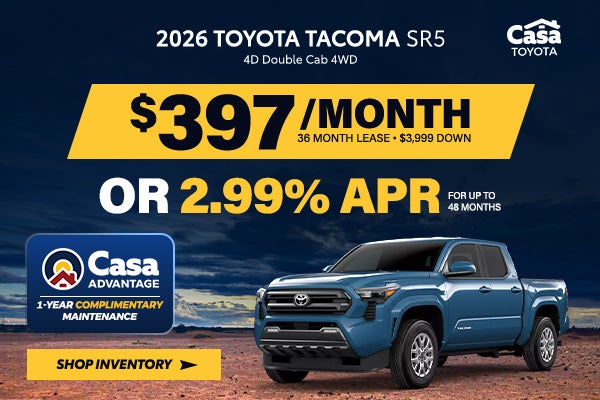 2026 Toyota Tacoma SR5 4D Double Cab 4WD
