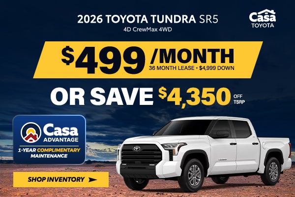 2026 Toyota Tundra SR5 4D CrewMax 4WD