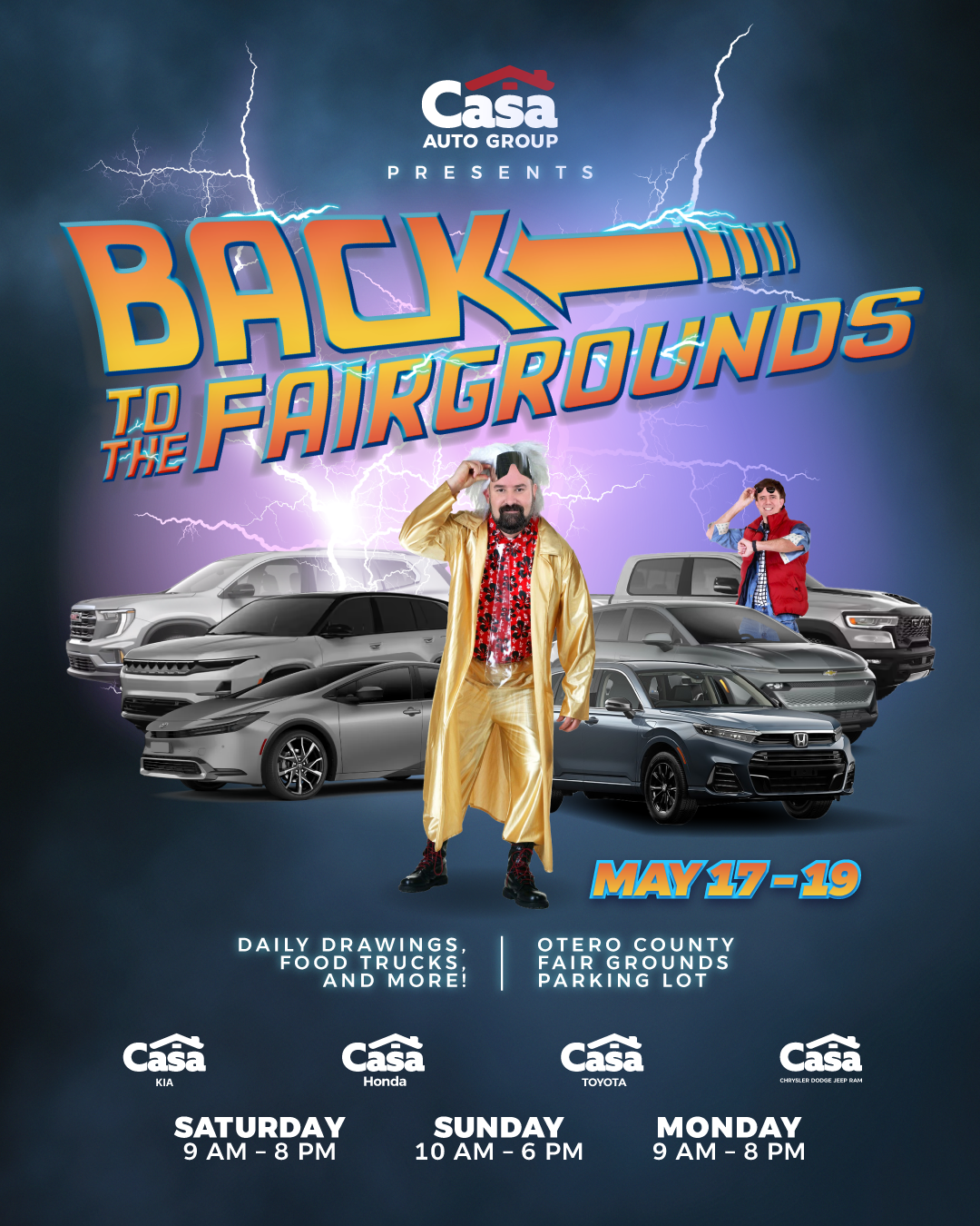 Back to the fairgrounds poster