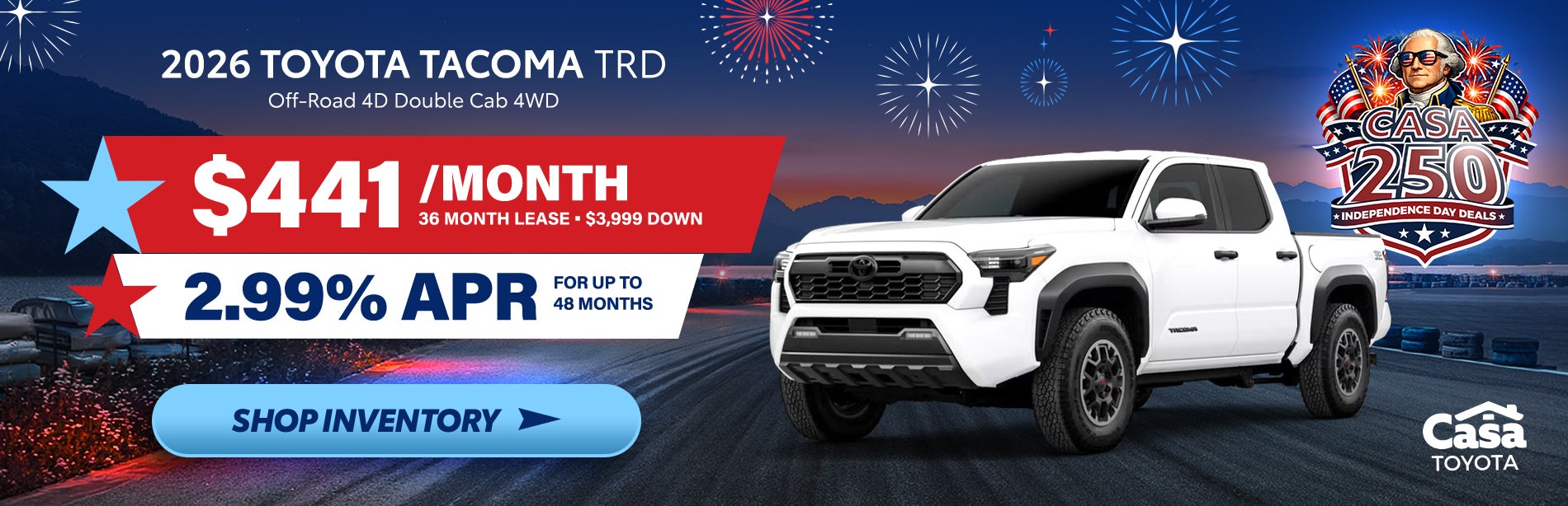 2026 Toyota Tacoma TRD Off-Road 4D Double Cab 4WD