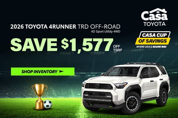 2026 Toyota 4Runner TRD Off-Road 4D Sport Utility