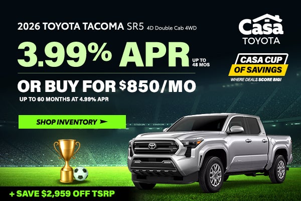 2026 Toyota Tacoma SR5 4D Double Cab 4WD