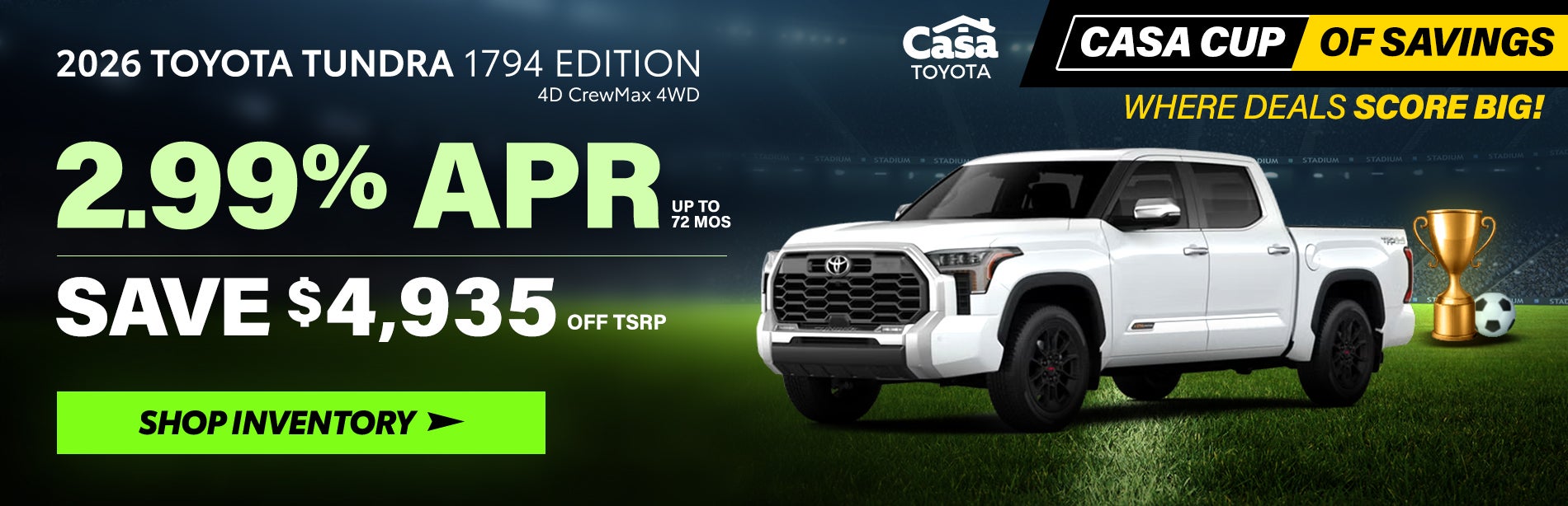 2026 Toyota Tundra 1794 Edition 4D CrewMax